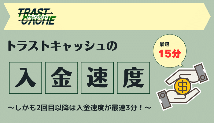 トラストキャッシュの入金速度