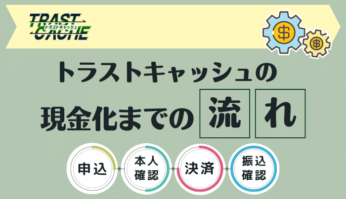 トラストキャッシュで現金化する流れ