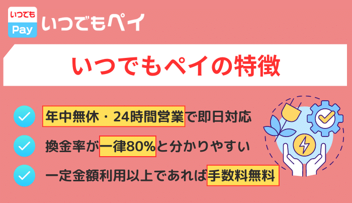 いつでもペイの他にはないおすすめできる特徴とは？