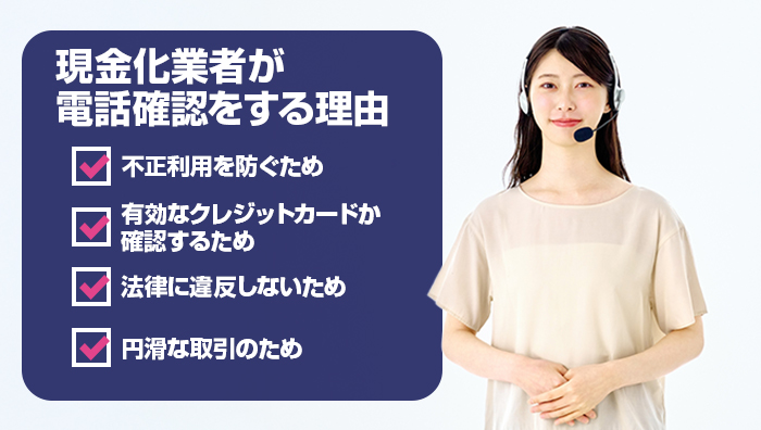 現金化業者が電話確認をする理由